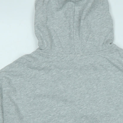H&M Womens Grey Cotton Pullover Hoodie Size S