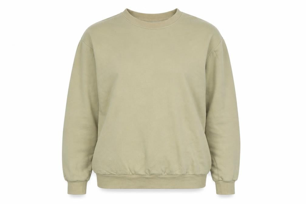 H&M Womens Beige Polyester Pullover Sweatshirt Size S