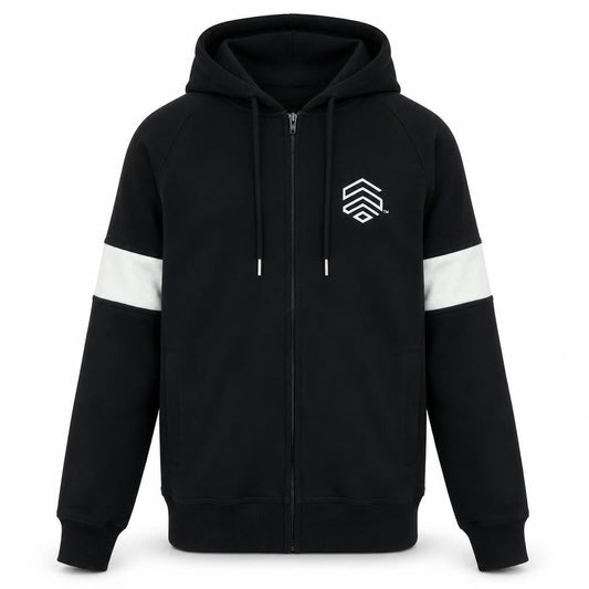 Simi Gogna Mens Black Jacket Size S Zip