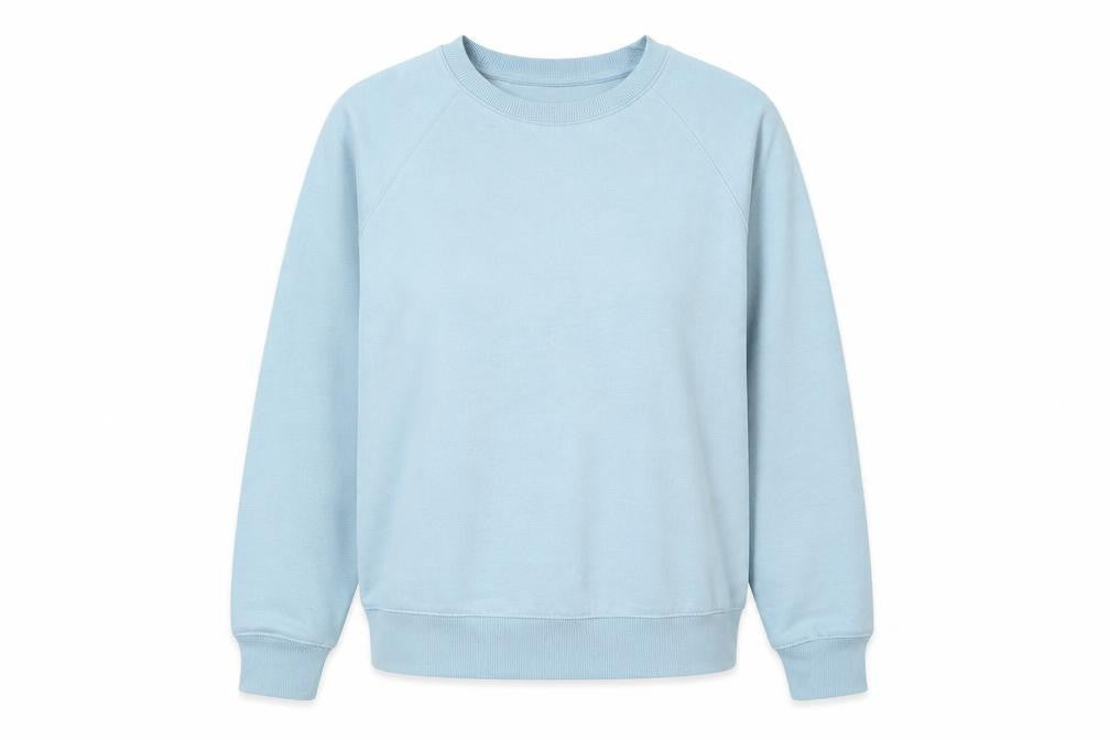 H&M Womens Blue Cotton Pullover Sweatshirt Size S