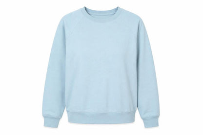 H&M Womens Blue Cotton Pullover Sweatshirt Size S