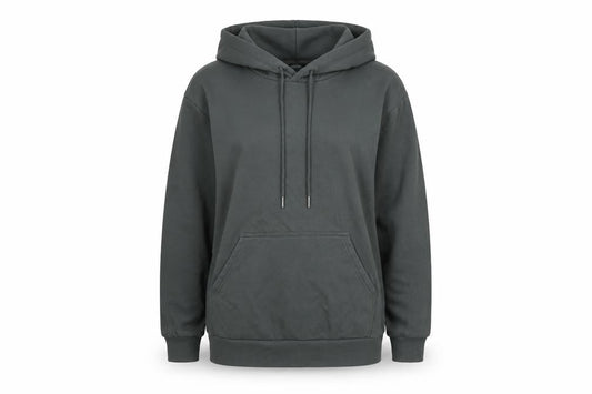 H&M Womens Grey Cotton Pullover Hoodie Size L