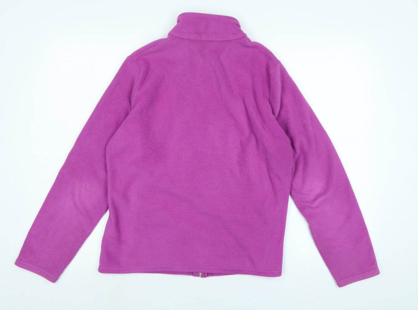 Marks and Spencer Womens Purple Jacket Size 14 Zip