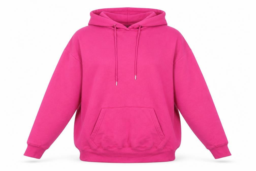 Boohoo Womens Pink Cotton Pullover Hoodie Size M Pullover - Pockets