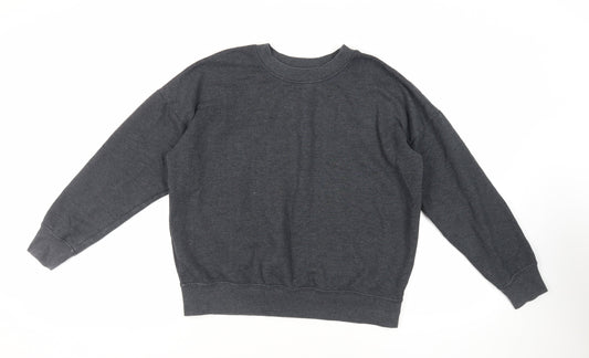 NEXT Womens Grey Cotton Pullover Sweatshirt Size 14 Pullover