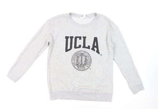 H&M Mama Womens Grey Cotton Pullover Sweatshirt Size XS Pullover - UCLA