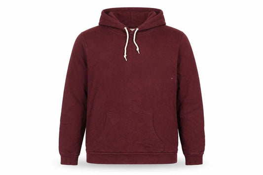 ASOS Mens Red Cotton Pullover Hoodie Size L - Pockets