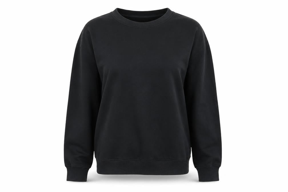 H&M Womens Black Cotton Pullover Sweatshirt Size S Pullover