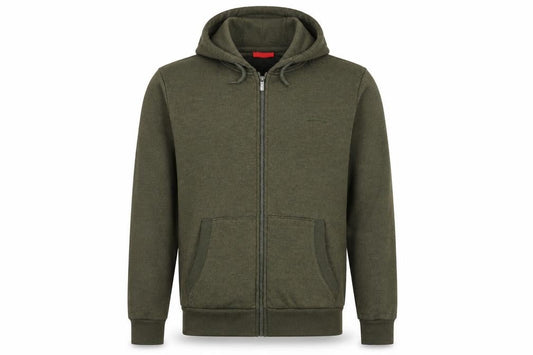 Slazenger Mens Green Polyester Full Zip Hoodie Size M - Logo Pockets