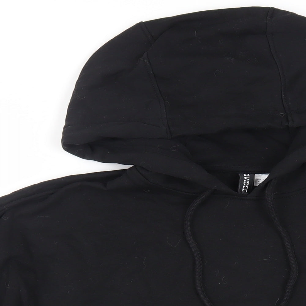Divided by H&M Womens Black Cotton Pullover Hoodie Size S Pullover - NASA