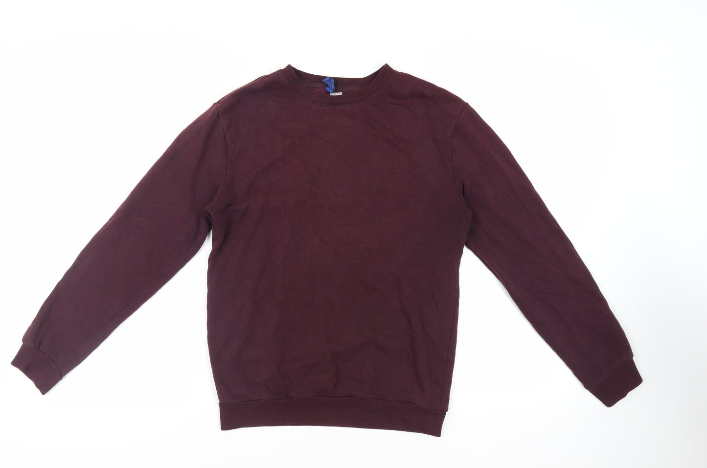H&M Mens Purple Cotton Pullover Sweatshirt Size XS