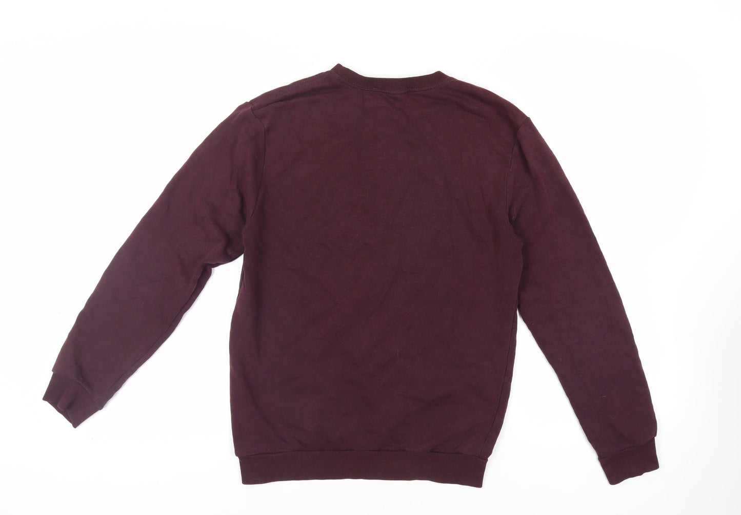 H&M Mens Purple Cotton Pullover Sweatshirt Size XS