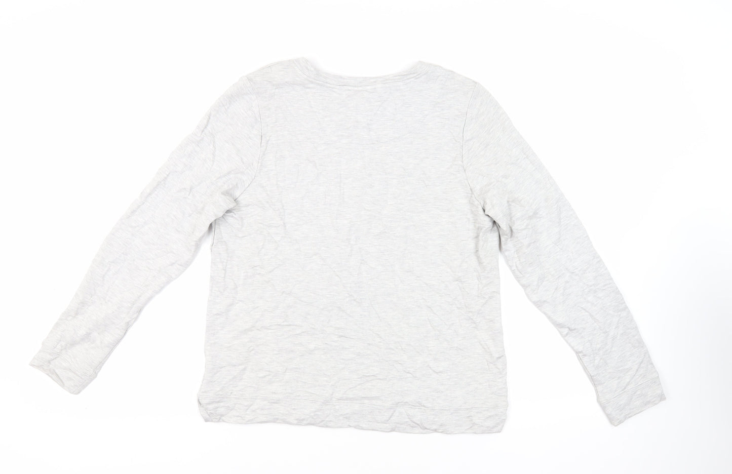 Oasis Womens Grey Viscose Pullover Sweatshirt Size M Pullover - Friends Lobster