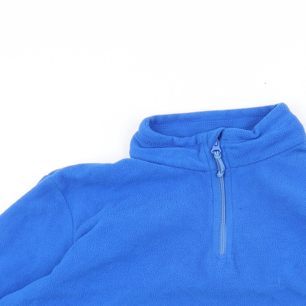 Quechua Boys Blue Polyester Pullover Sweatshirt Size 13-14 Years Zip