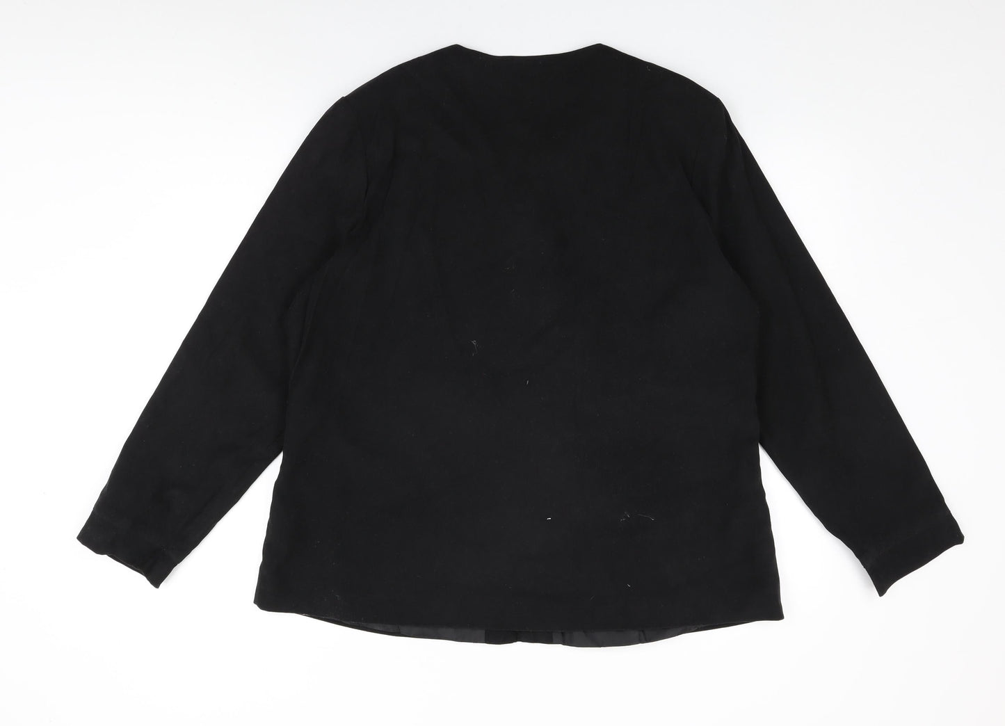 Joella Di Marco Womens Black Jacket Size 2XL Zip