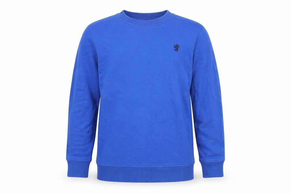 Bossini Boys Blue Cotton Pullover Sweatshirt Size 11-12 Years Pullover