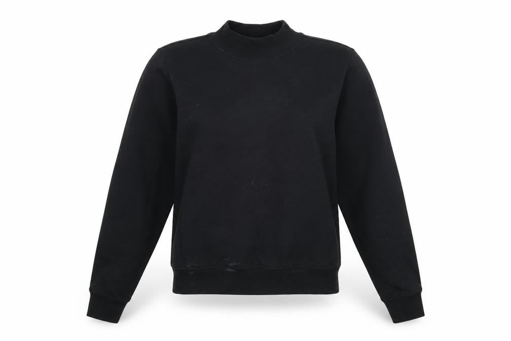 ARNE Womens Black Cotton Pullover Sweatshirt Size 8 Pullover