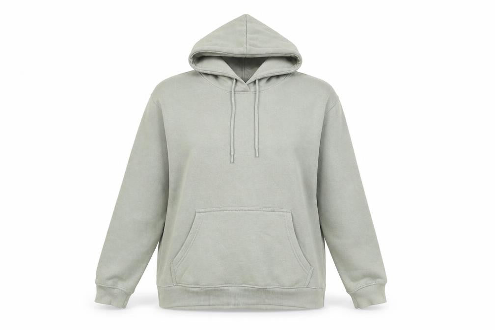 PRETTYLITTLETHING Womens Green Cotton Pullover Hoodie Size S Pullover