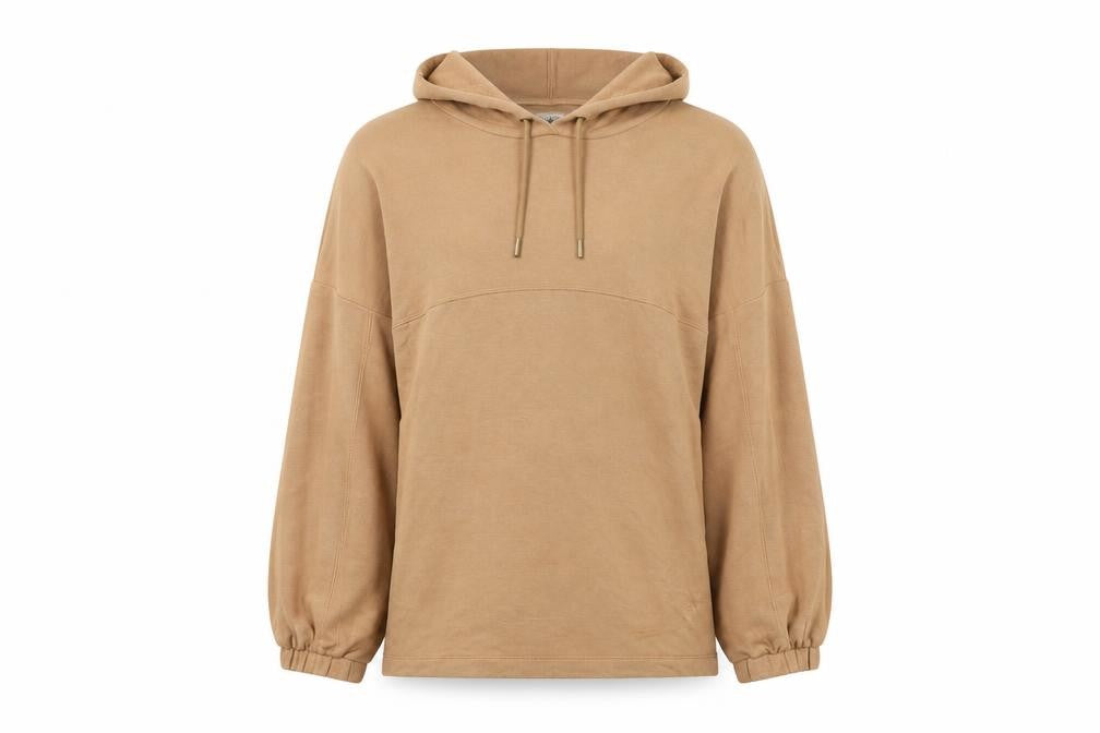 Marks & Spencer Womens Beige Polyester Pullover Hoodie Size 8 Pullover