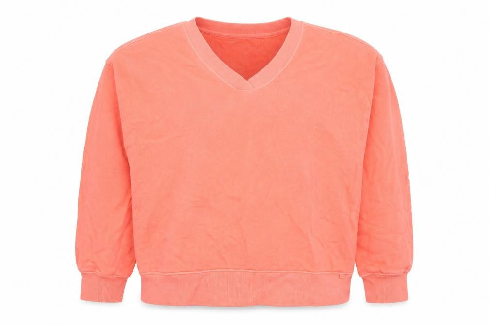 Botique Womens Pink Cotton Pullover Sweatshirt Size M Pullover