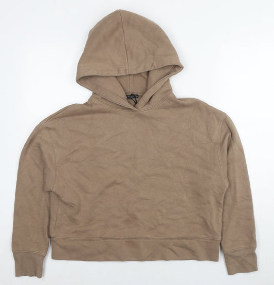 Zara Womens Brown Cotton Pullover Sweatshirt Size S Pullover