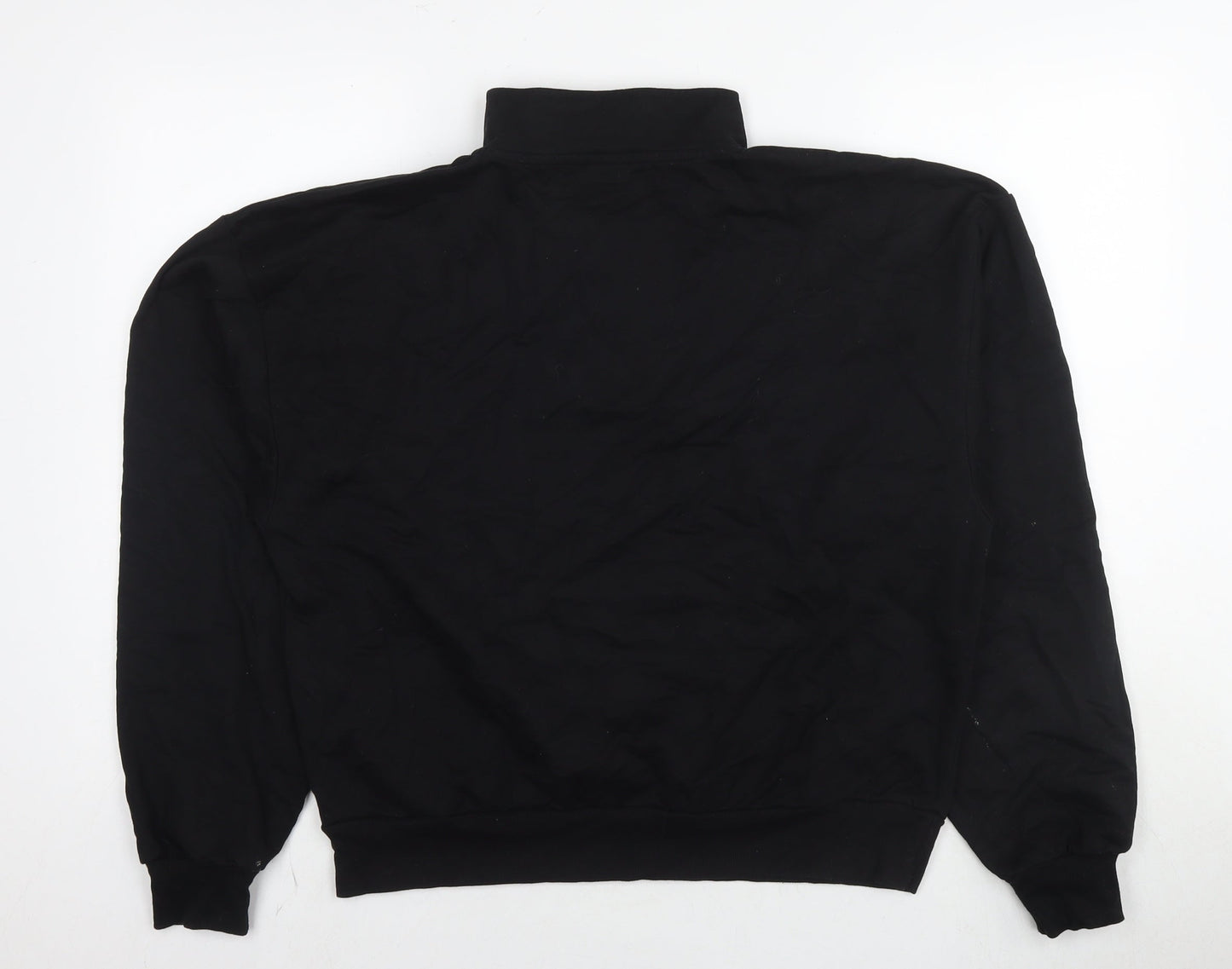 ASOS Womens Black Cotton Pullover Sweatshirt Size 10 Pullover