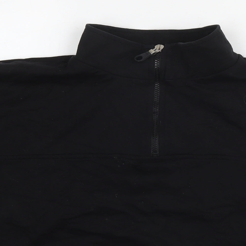 ASOS Womens Black Cotton Pullover Sweatshirt Size 10 Pullover