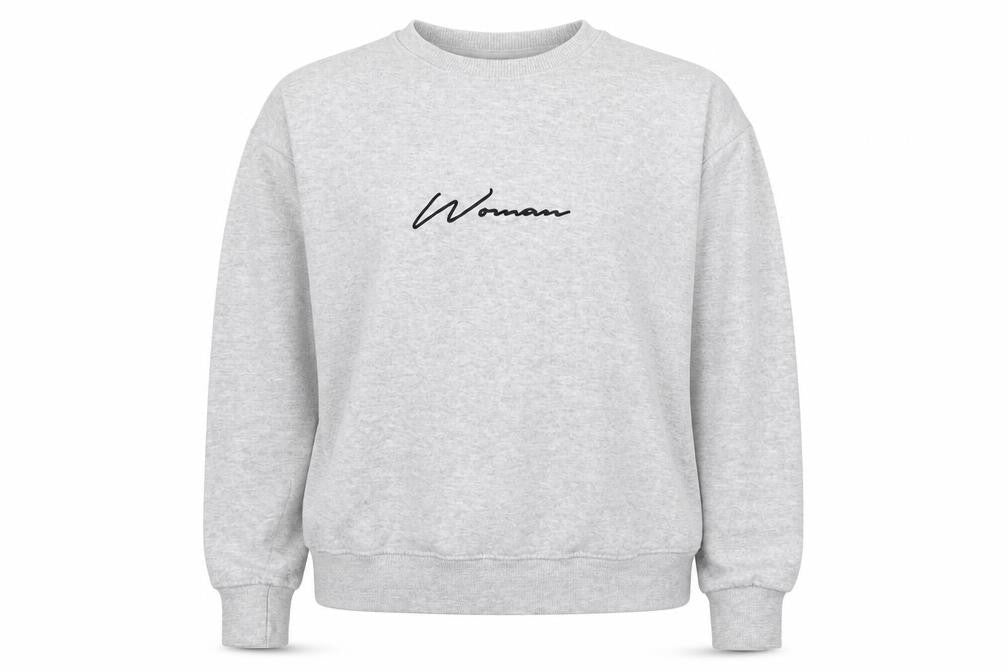 Boohoo Womens Grey Cotton Pullover Sweatshirt Size 6 Pullover - Woman