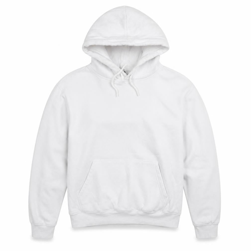 H&M Womens White Cotton Pullover Hoodie Size S Pullover