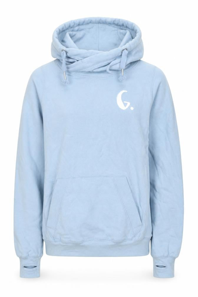 Just Coops & Lu Womens Blue Cotton Pullover Hoodie Size S Pullover - G