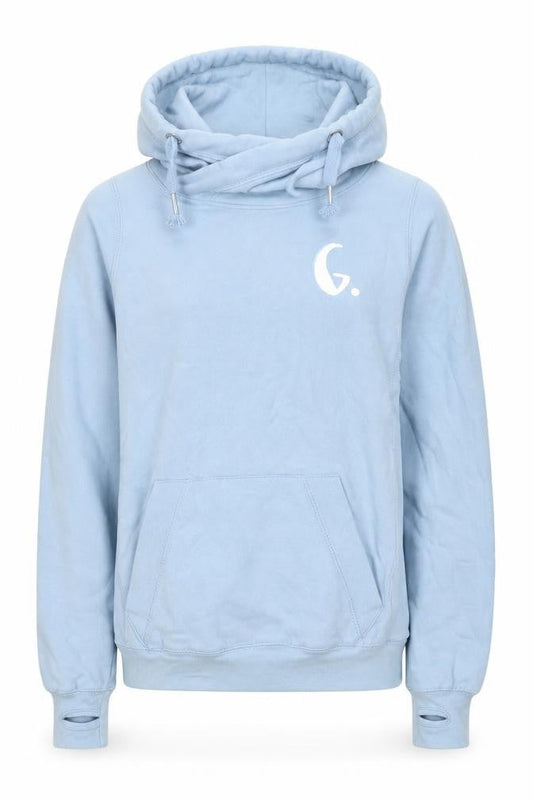 Just Coops & Lu Womens Blue Cotton Pullover Hoodie Size S Pullover - G