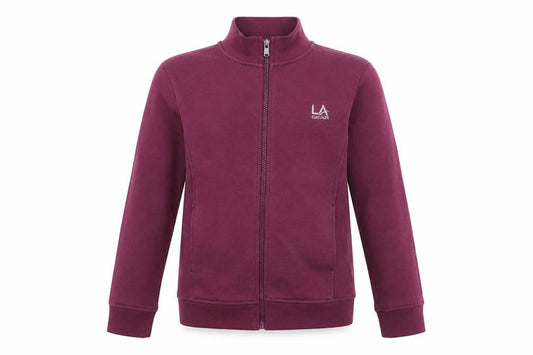 LA Gear Girls Purple Polyester Full Zip Sweatshirt Size 13 Years Zip