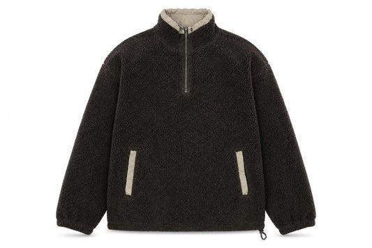 Canada Mens Brown Polyester Pullover Sweatshirt Size M