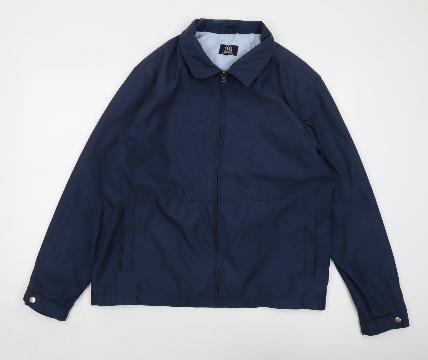 Huston Harbour Mens Blue Jacket Size L Zip
