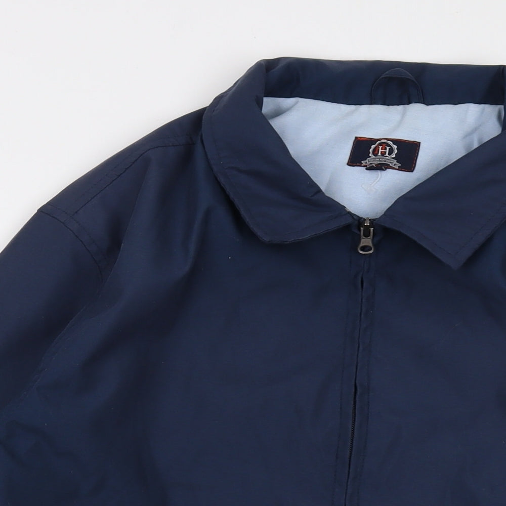 Huston Harbour Mens Blue Jacket Size L Zip
