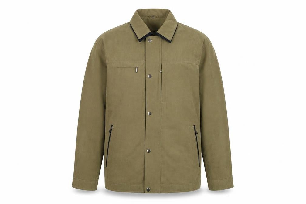 PL-MODE Mens Brown Jacket Size M Zip