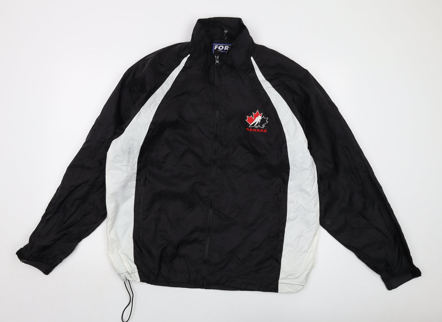 Force Mens Black Jacket Size M Zip