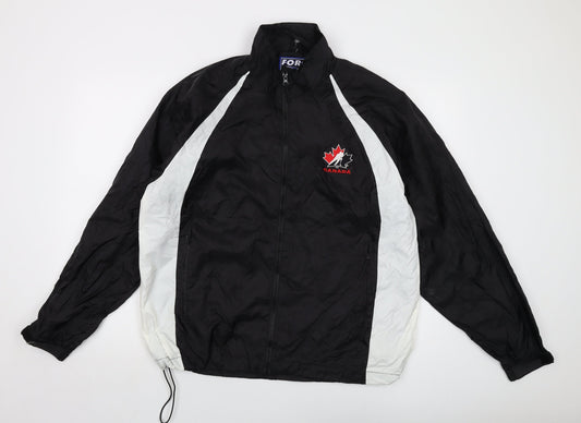 Force Mens Black Jacket Size M Zip