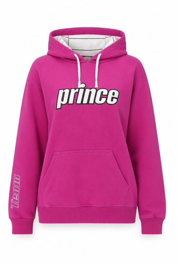 Prince Womens Pink Cotton Pullover Hoodie Size M Pullover
