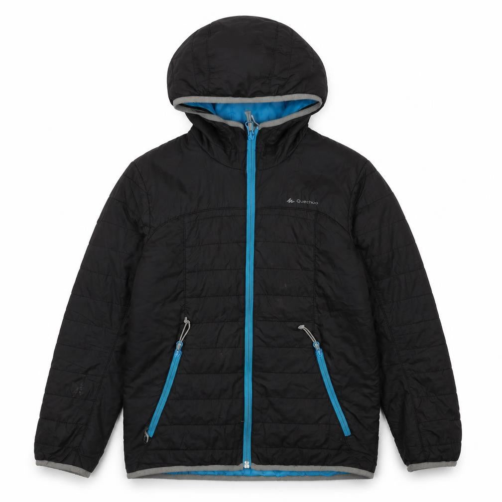 Quechua Boys Black Puffer Jacket Jacket Size 10 Years Zip