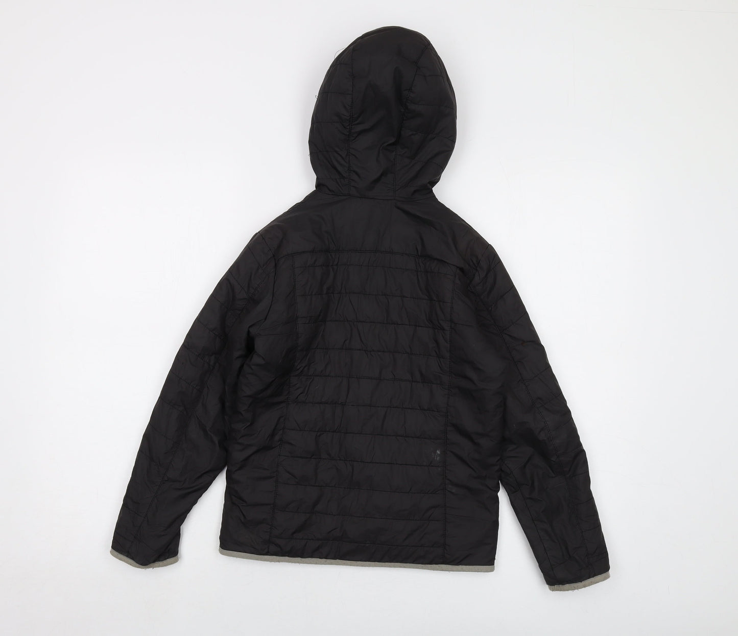 Quechua Boys Black Puffer Jacket Jacket Size 10 Years Zip