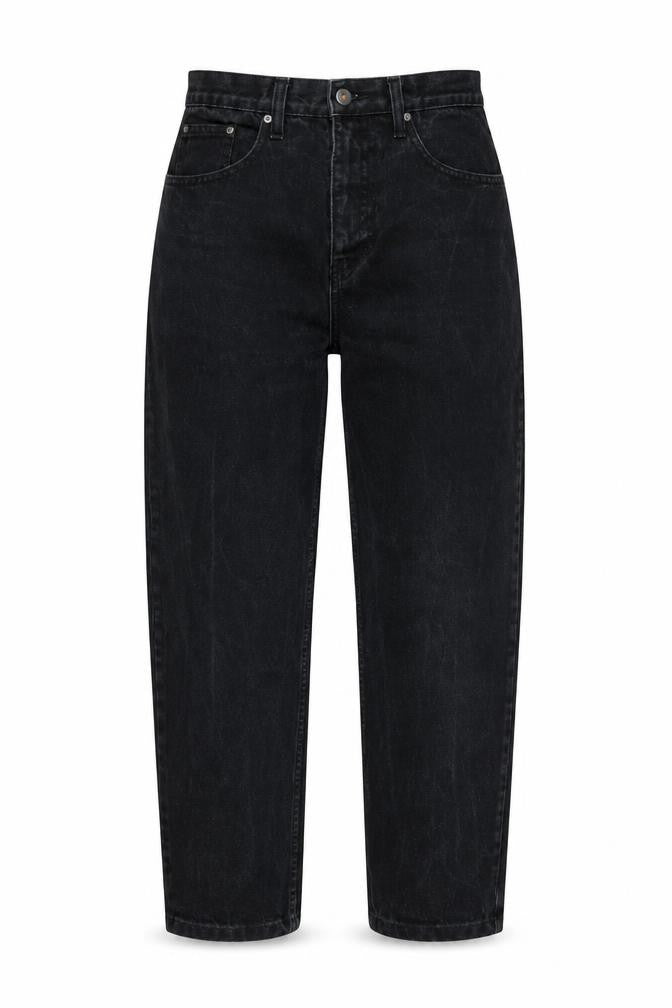 Stealth Womens Blue Cotton Mom Jeans Size 34 in L27 in Regular Button