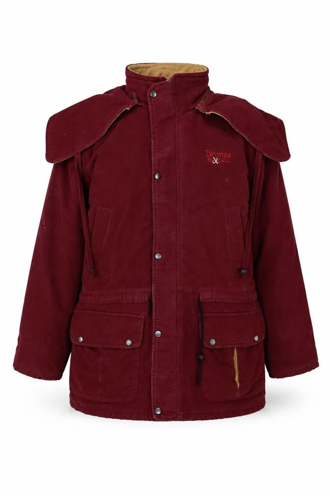 Bronte Mens Red Jacket Size M Zip - Vintage