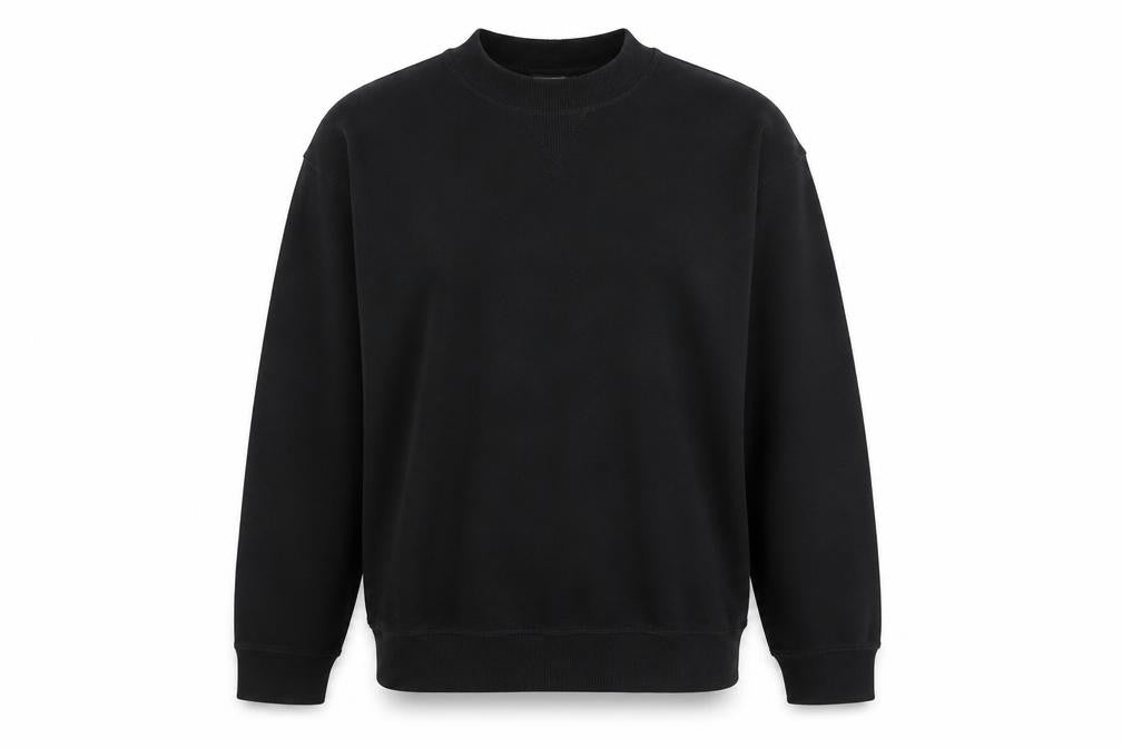 H&M Womens Black Cotton Pullover Sweatshirt Size M Pullover