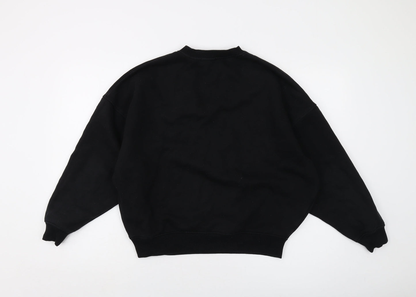 Hera Womens Black Cotton Pullover Sweatshirt Size XS Pullover