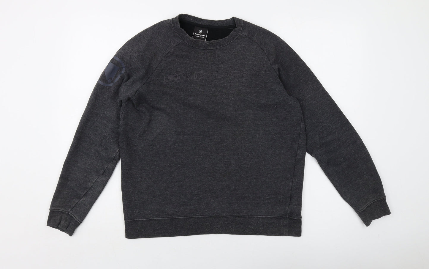 Endura Womens Grey Cotton Pullover Sweatshirt Size S Pullover