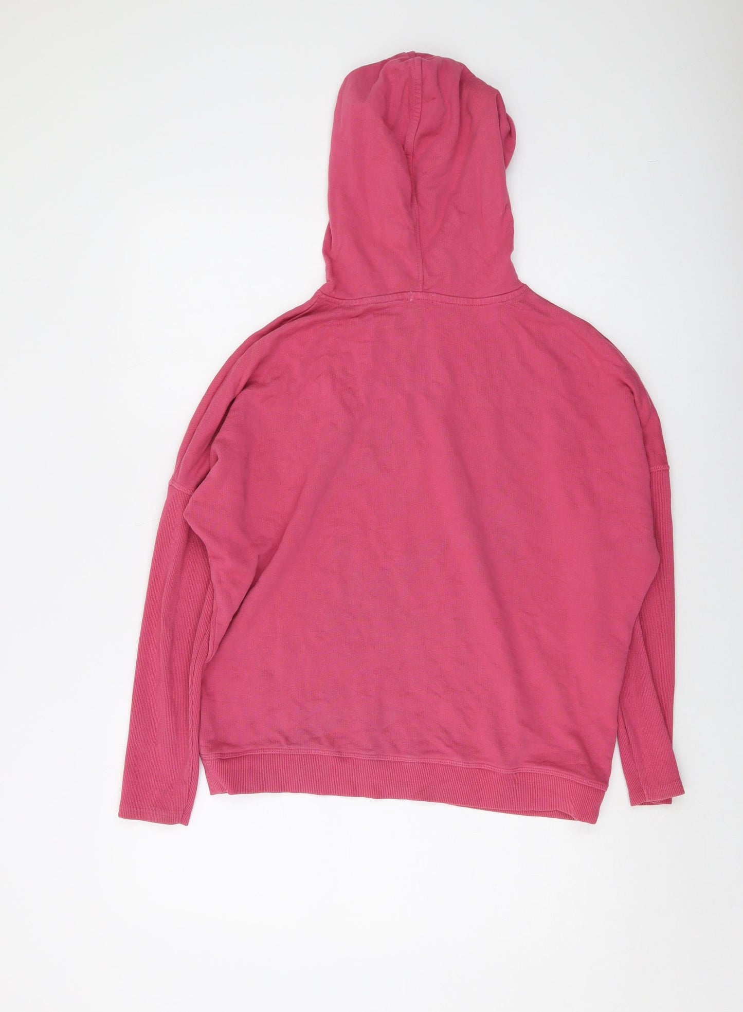 River Island Womens Pink Cotton Pullover Hoodie Size S Pullover