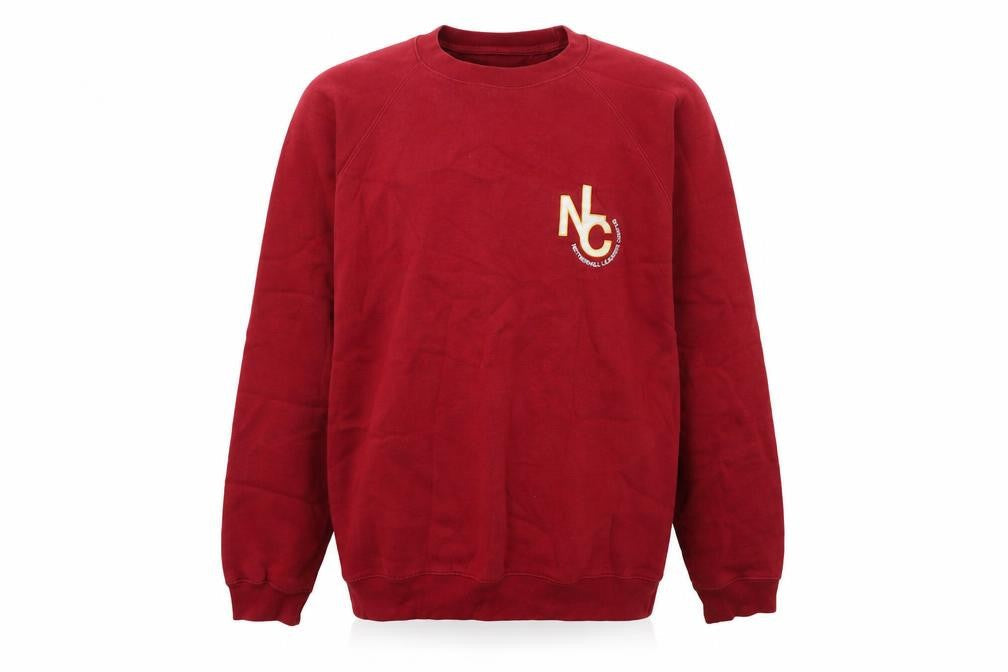 Sportex Mens Red Cotton Pullover Sweatshirt Size L