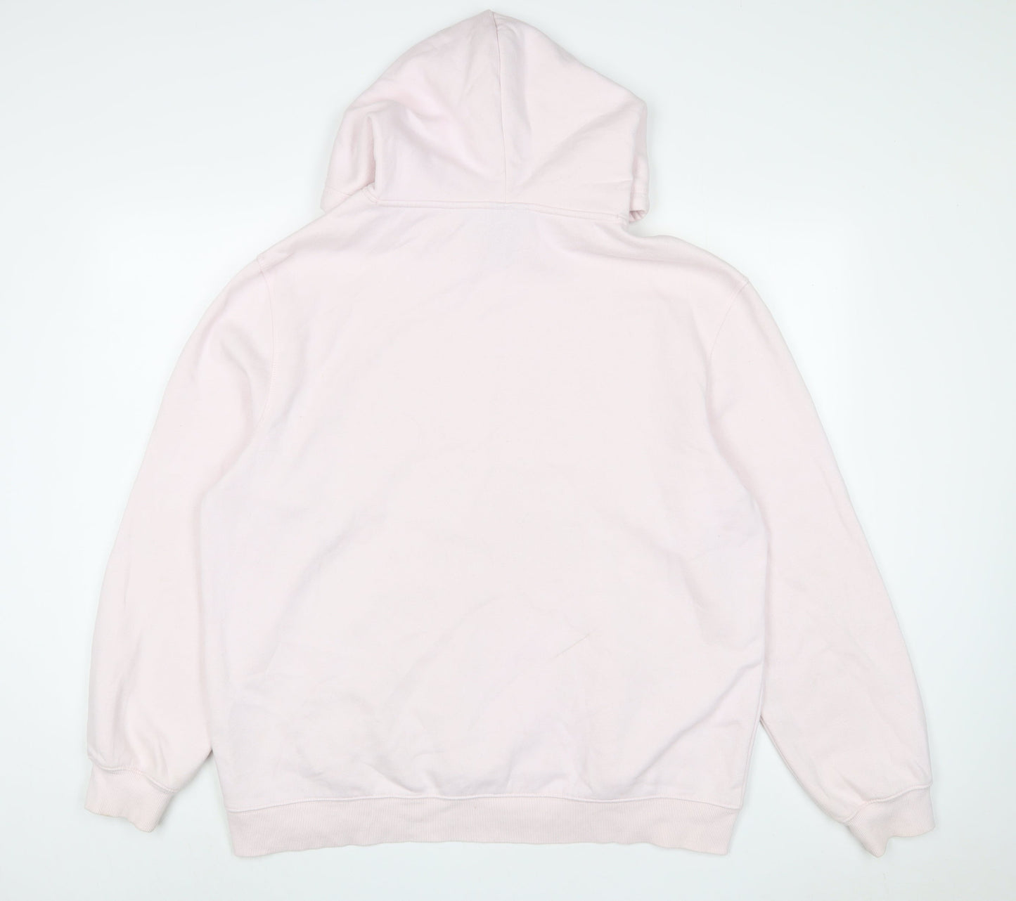 h7m Womens Pink Cotton Pullover Hoodie Size XL Pullover