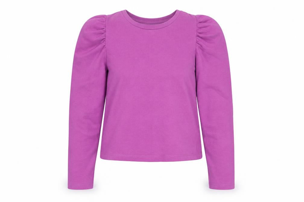 Zara Womens Purple Cotton Pullover Sweatshirt Size M Pullover